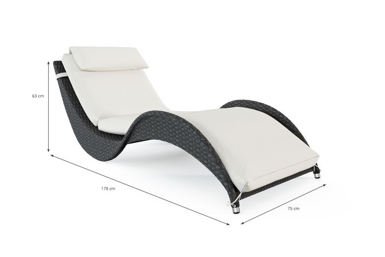 Wave lettino prendisole Compact