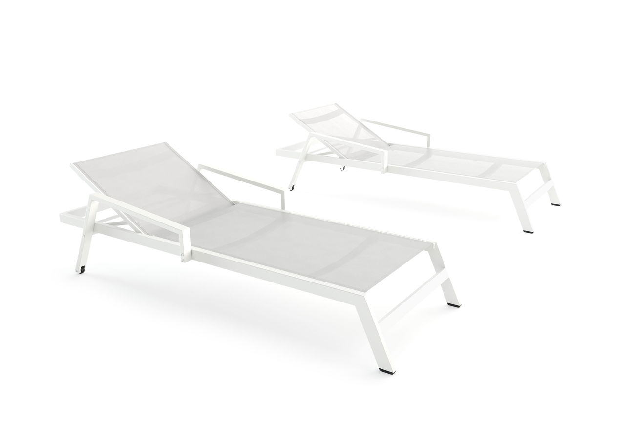 Eldorado Set Compact lettino prendisole (bianco) main product photo