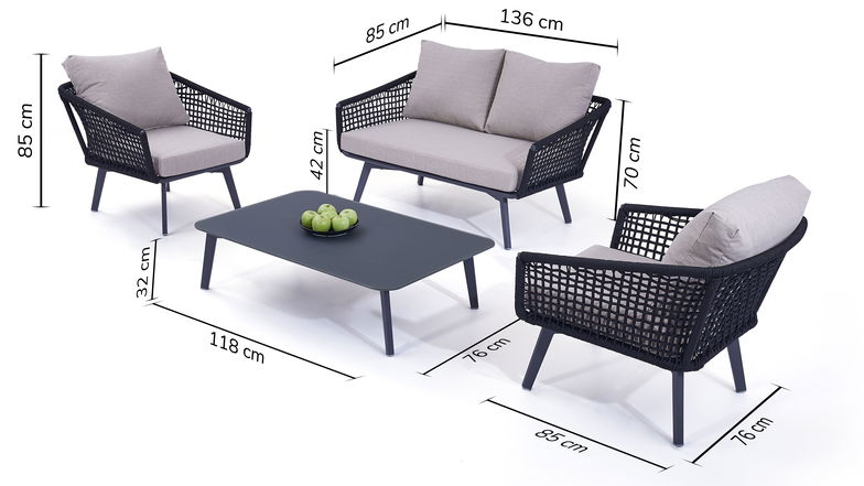 Gemma Lounge Compact (grau)