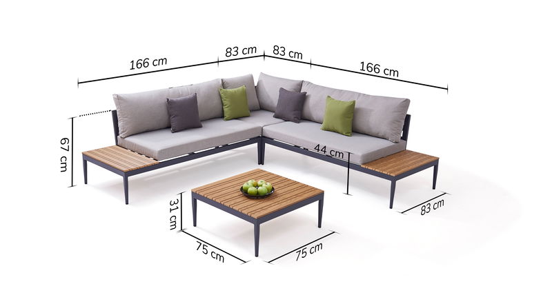 Silas Lounge (weiß)