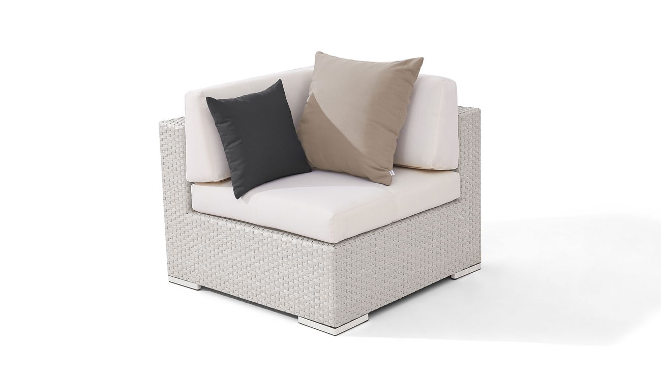 Elemento angolare centrale 90 cm (grigio)
