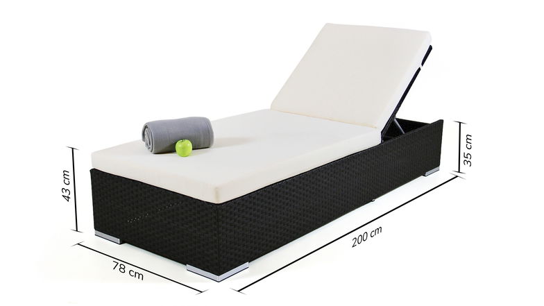 Culie Sun Lounger Set Compact (anthrazit)
