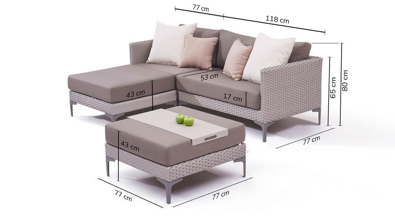 Slim Mesa Lounge Mini sinistra