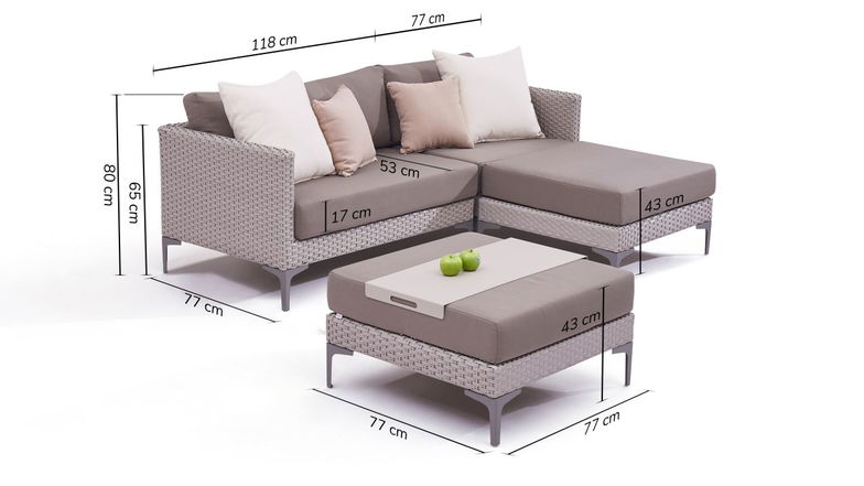 Slim Mesa Lounge Mini destra