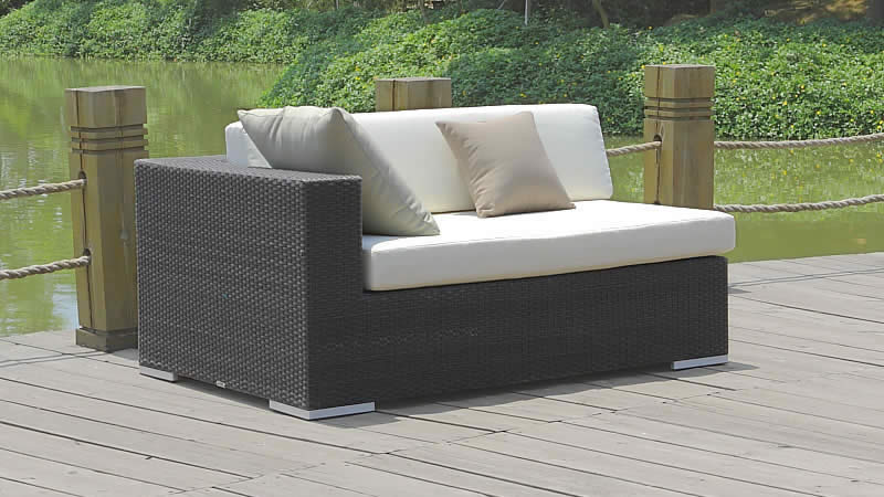 Elemento angolare con bracciolo 140 cm, sinistra (antracite) main product photo