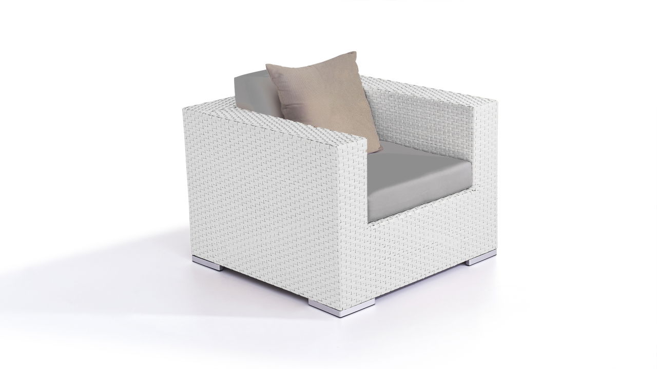Poltrona Cube 90 cm (bianca)
