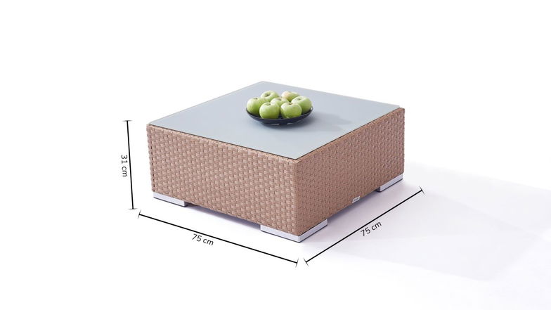 Tavolo Cube 75 cm (grigio)